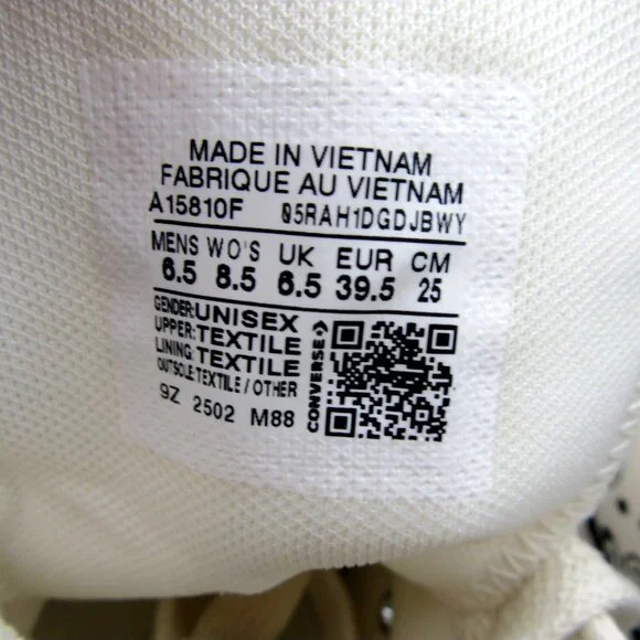 Converse Chuck Taylor All Star HI Paisley Sneakers Womens Size 8.5 NEW - Picture 10 of 16